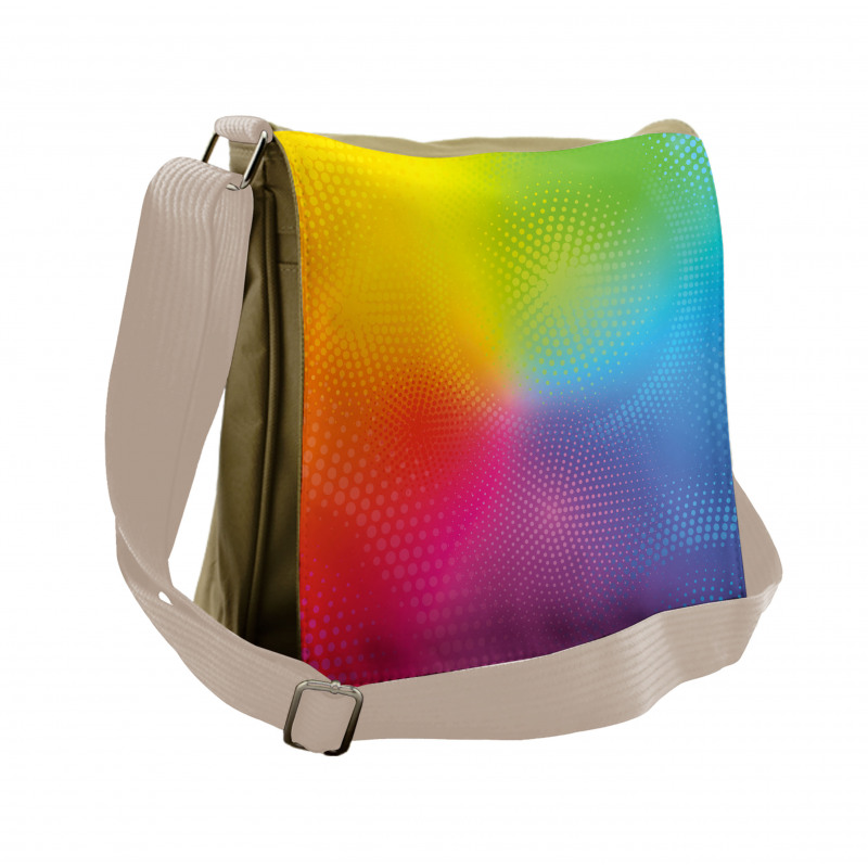 Vibrant Radiant Colors Messenger Bag