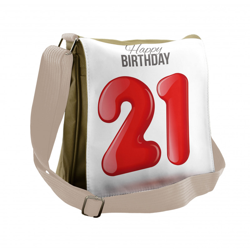 Teen Birthday Party Messenger Bag