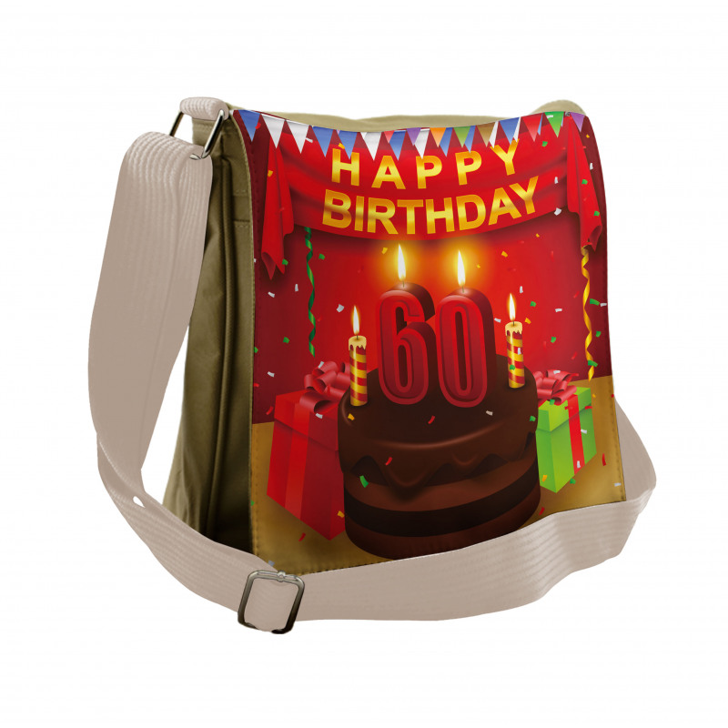Birthday Party Cakes Messenger Bag