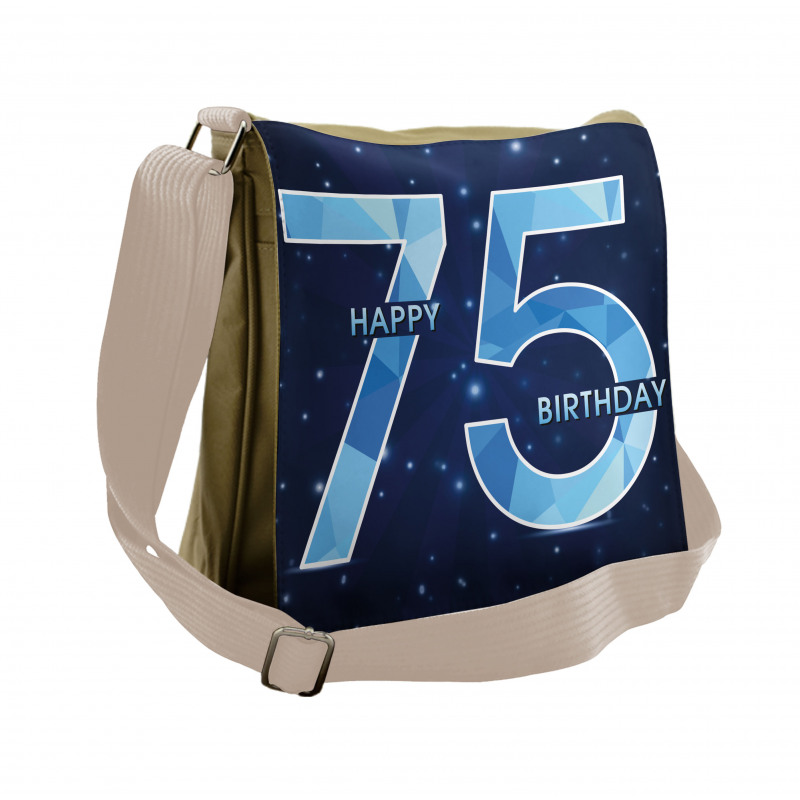 Birthday Theme Stars Messenger Bag