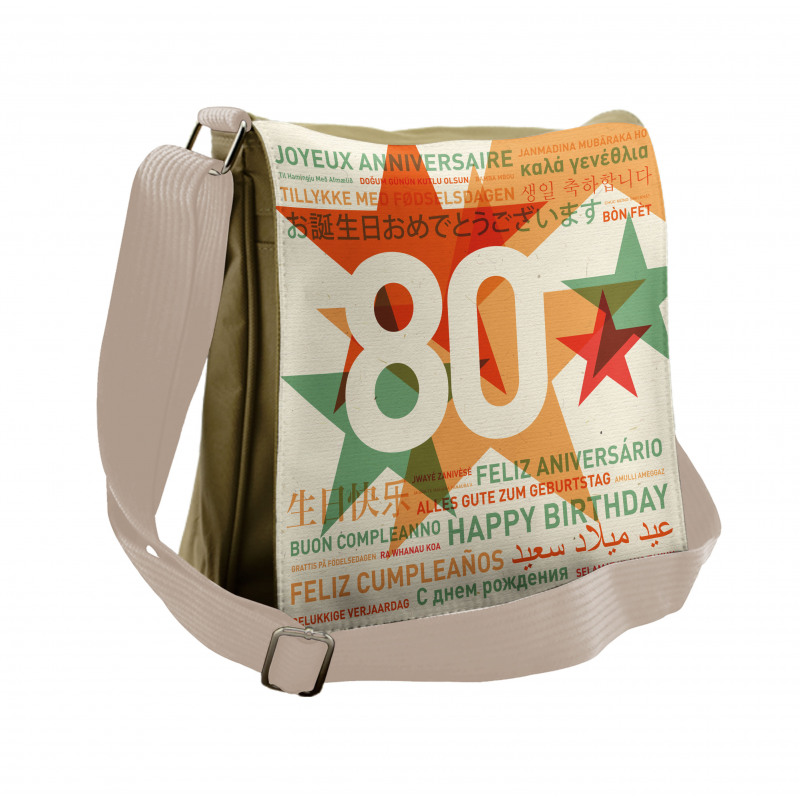 World Happy Birthday Messenger Bag