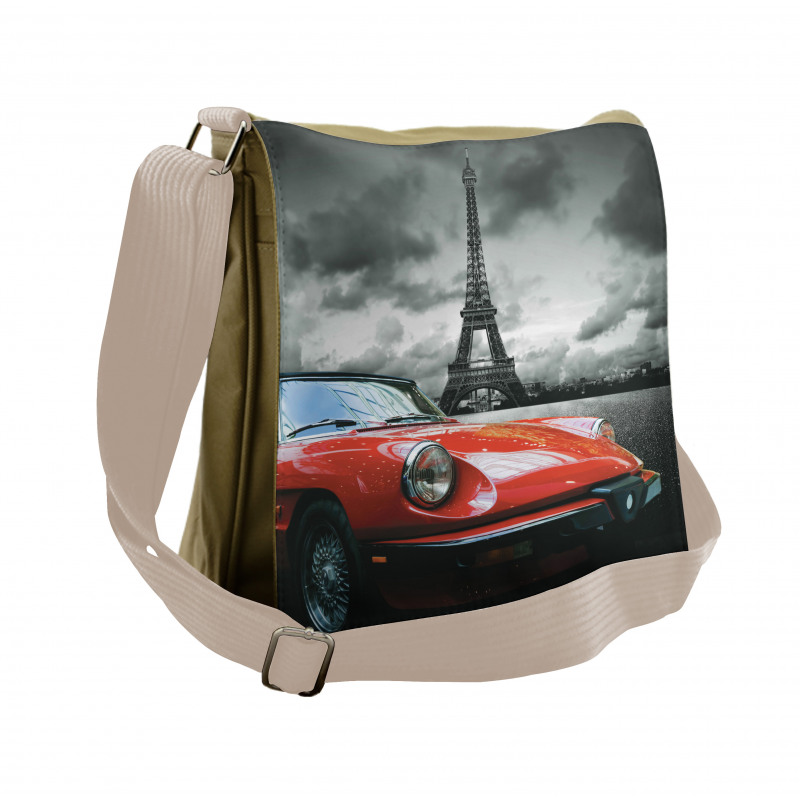 Romantic City Paris Messenger Bag