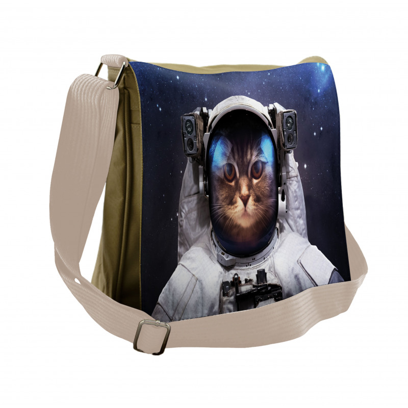 Kitty Suit in Cosmos Messenger Bag