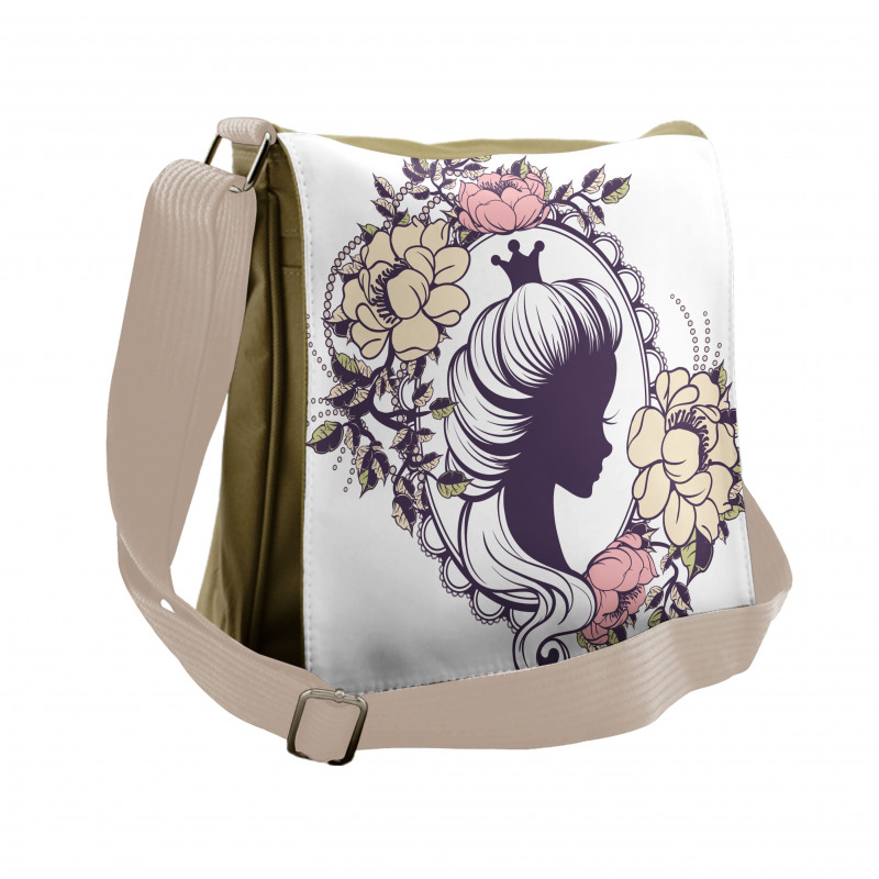 Princess Portrait Frame Messenger Bag