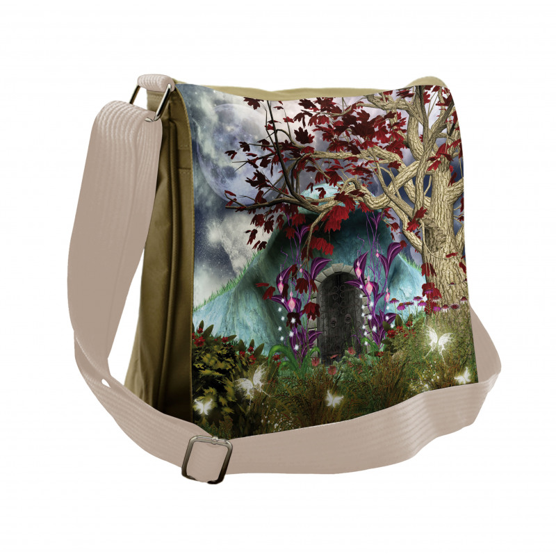 Mystical Tree Messenger Bag