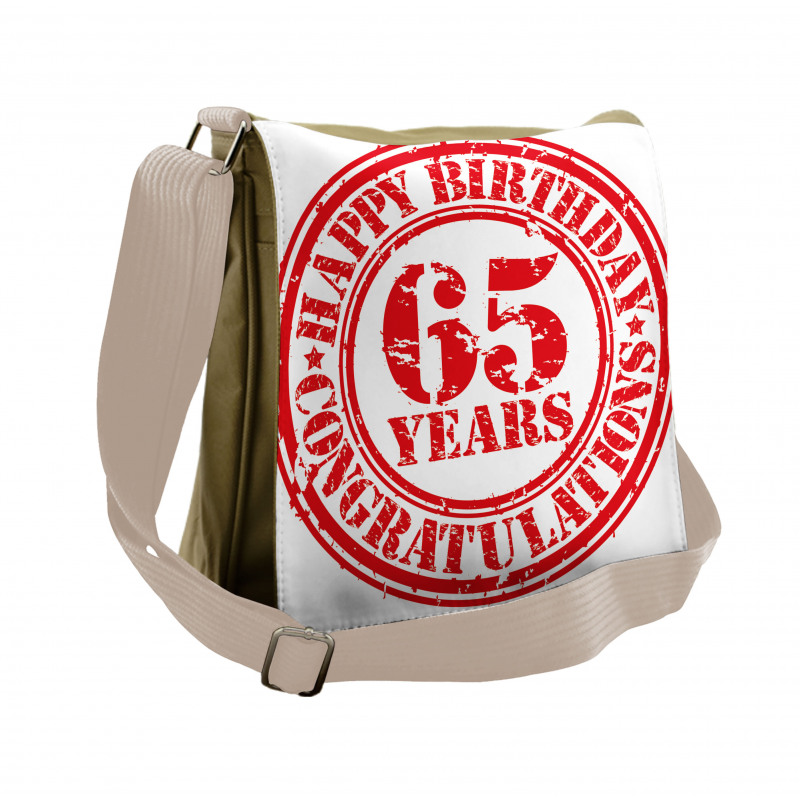 65 Years Messenger Bag