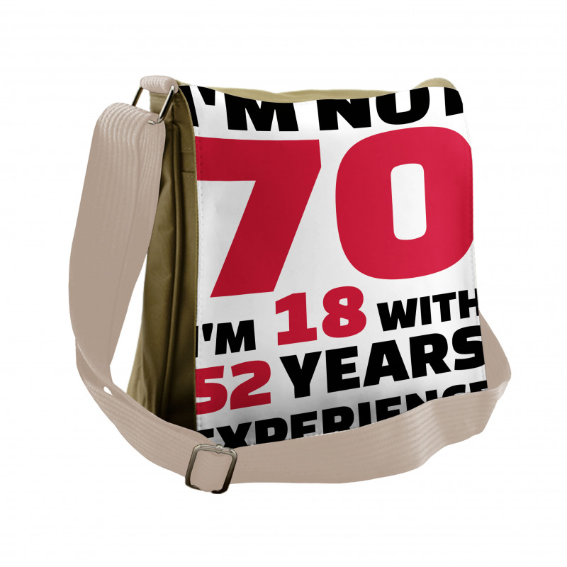 52 Years Experience Messenger Bag