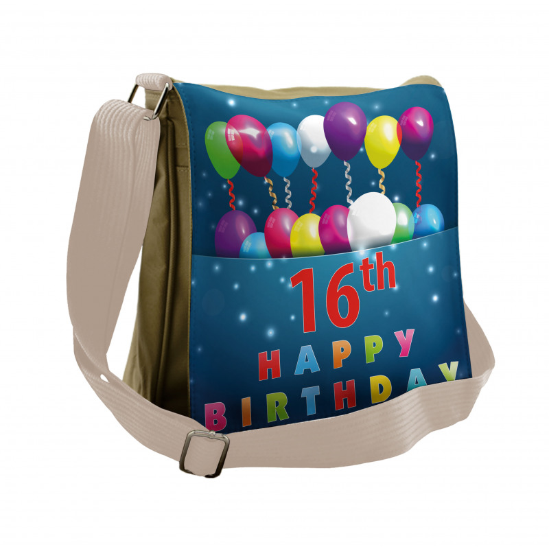 16 Party Messenger Bag