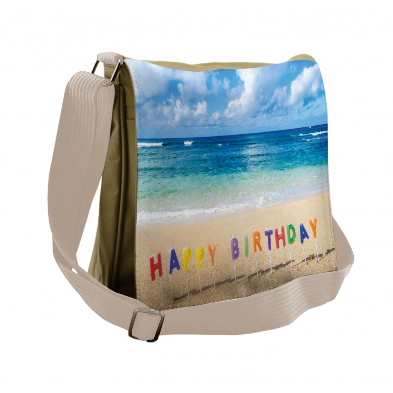 Happy Birthday Sign Messenger Bag