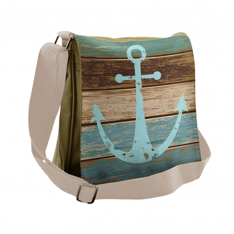 Nautical Rustic Messenger Bag