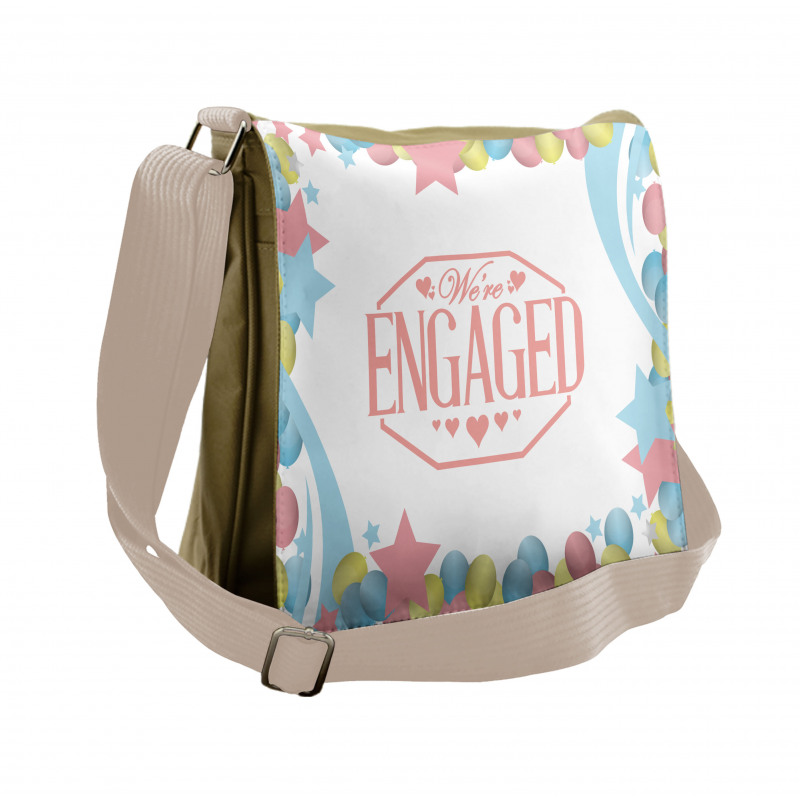 Engagement Theme Messenger Bag