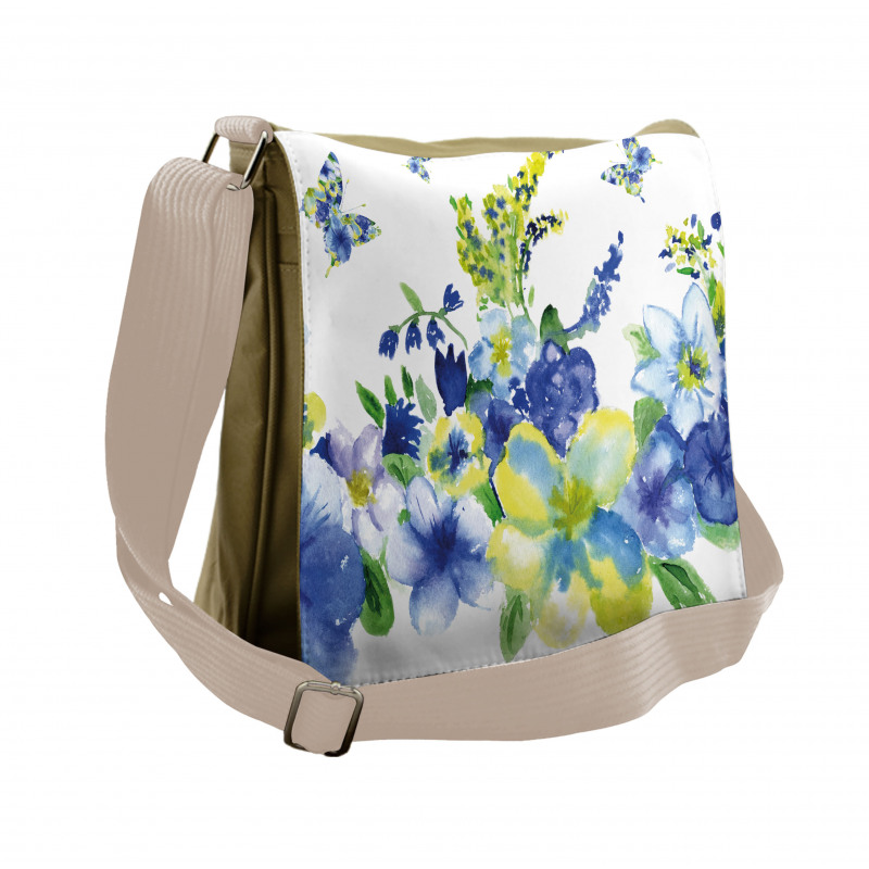 Spring Blooms Messenger Bag