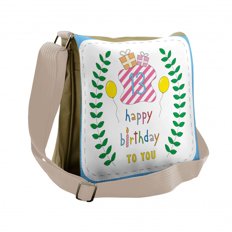 13th Birthday Gifts Messenger Bag
