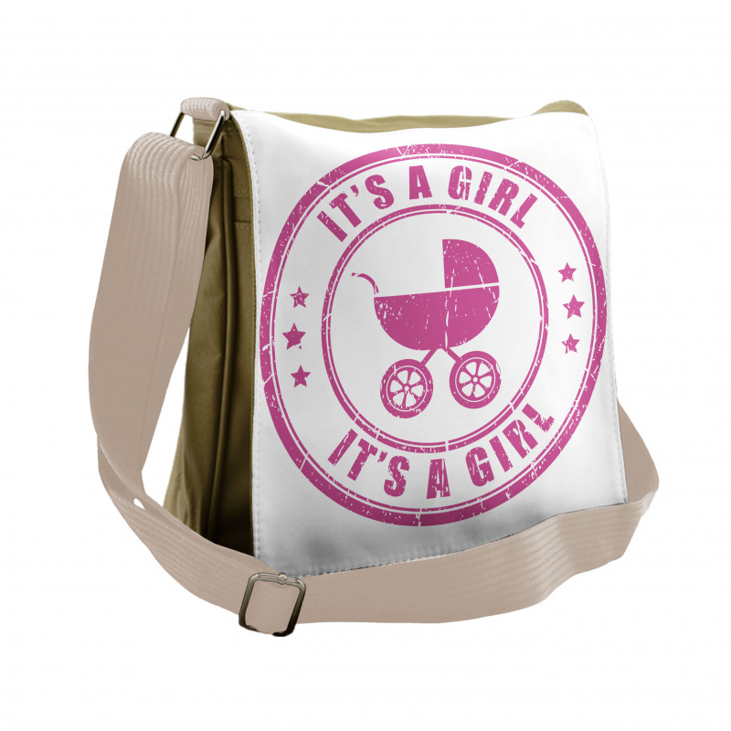 Grunge It's a Girl Messenger Bag