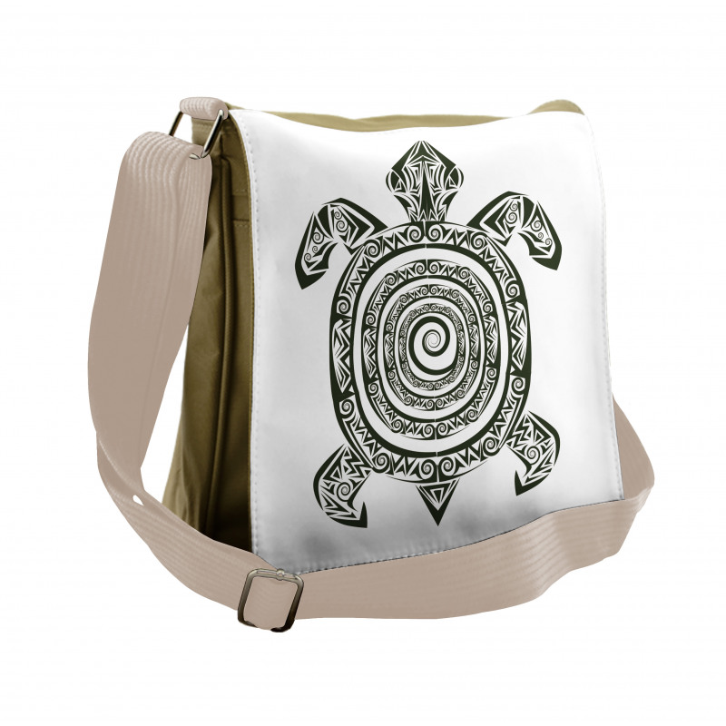 Turtle Maori Messenger Bag