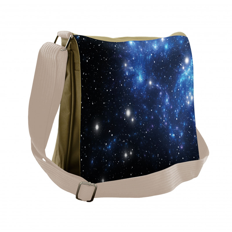 Space Star Nebula Messenger Bag