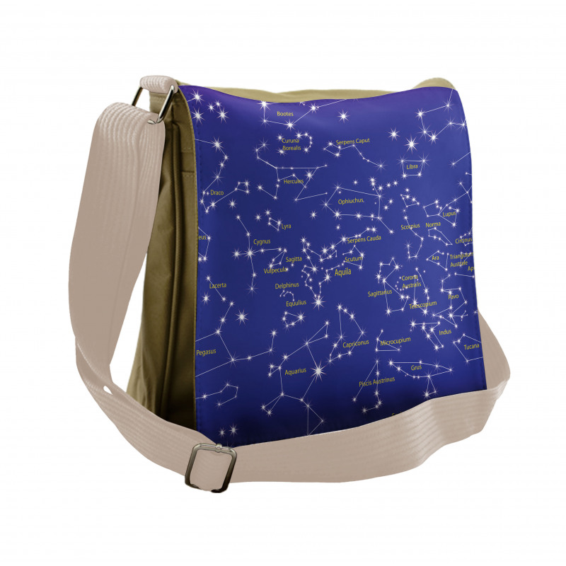 Names of Stars Messenger Bag