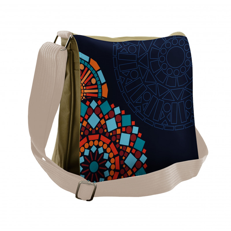 Geometric Mandalas Messenger Bag