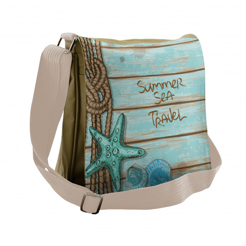 Summer Travel Messenger Bag