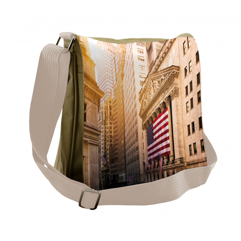 Wall Street Flags Messenger Bag