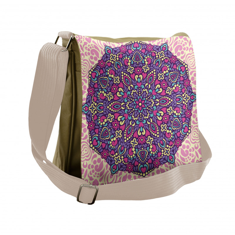 Floral Cosmos Messenger Bag