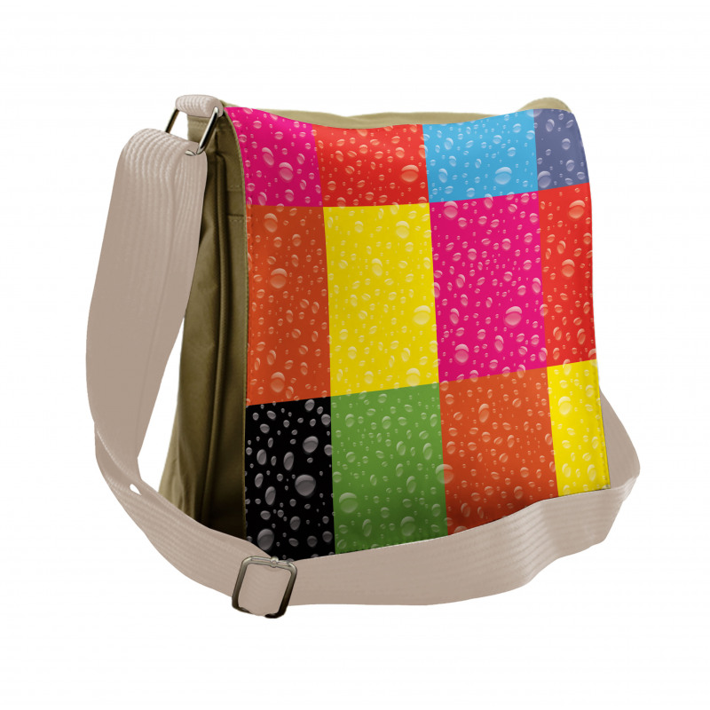 Vibrant Rainbow Colors Messenger Bag