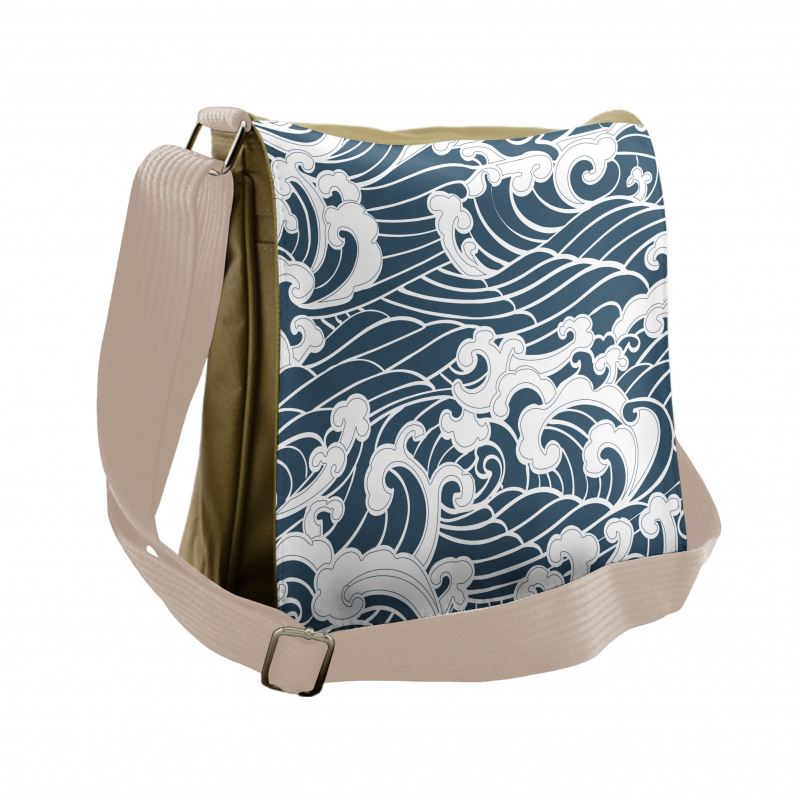 River Storm Retro Messenger Bag