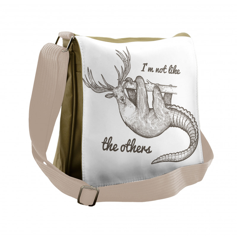 Animal Words Messenger Bag