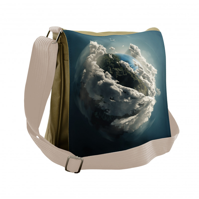 Planet Majestic Clouds Messenger Bag