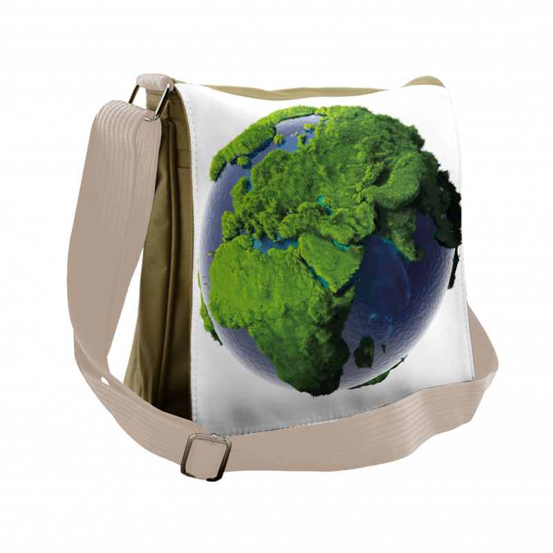 World Lush Forest Waters Messenger Bag