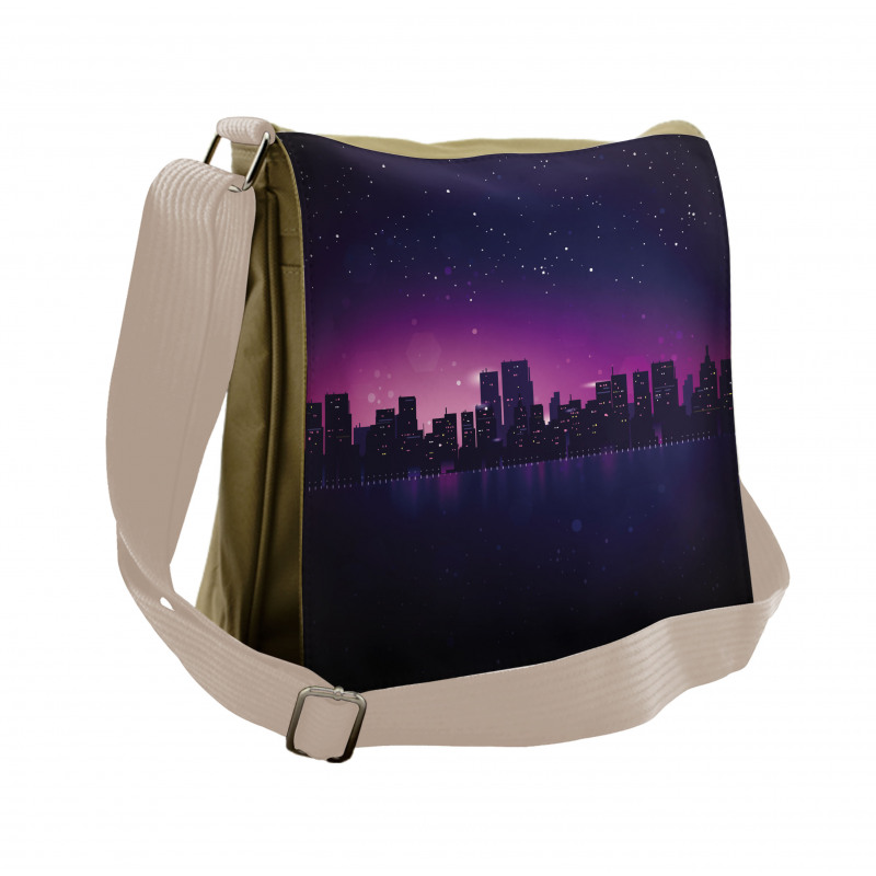 City Skyline Urban Life Messenger Bag