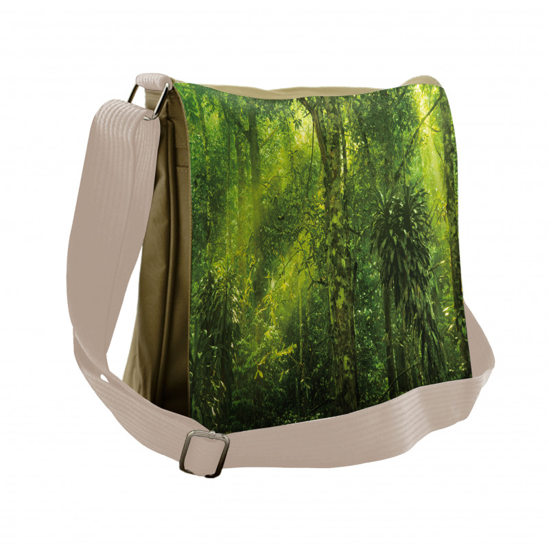 Tranquil Exotic Place Messenger Bag