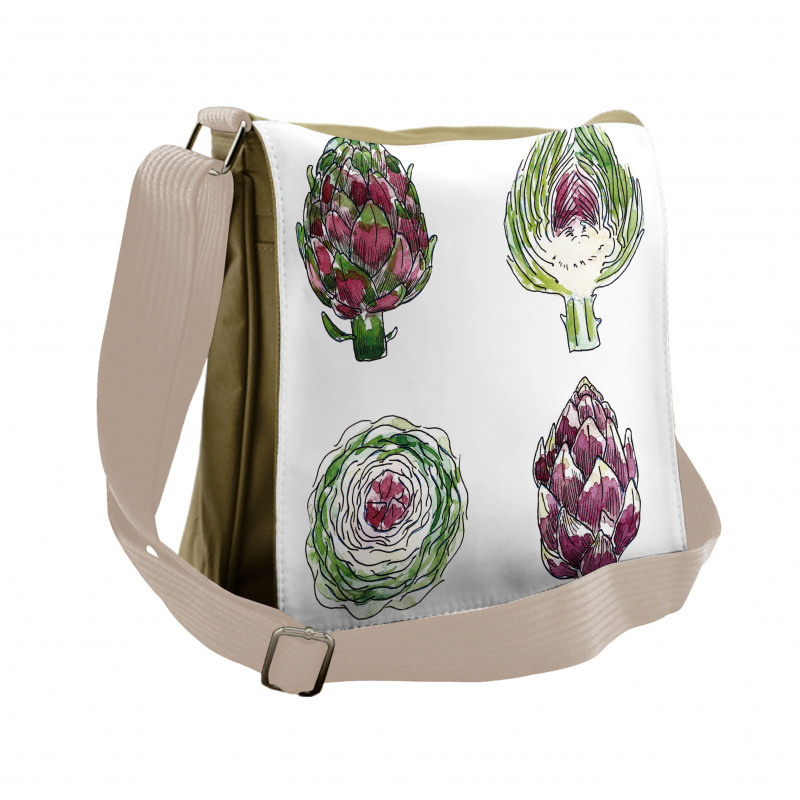 Vegetables Diet Food Messenger Bag