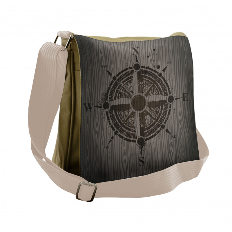 Drawing Style Messenger Bag