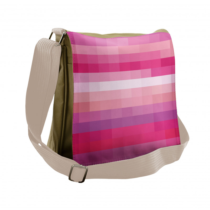 Abstract Vibrant Messenger Bag