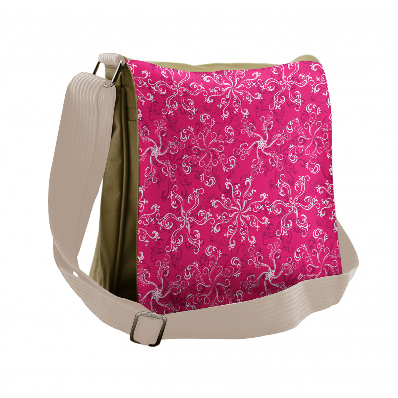 Spring Flourish Bloom Messenger Bag