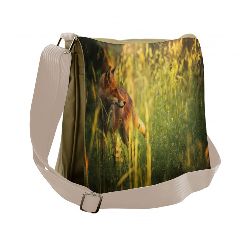 Vixen Mammal Summer Forest Messenger Bag