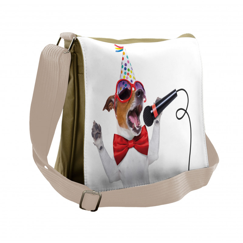 Birthday Doggy Messenger Bag