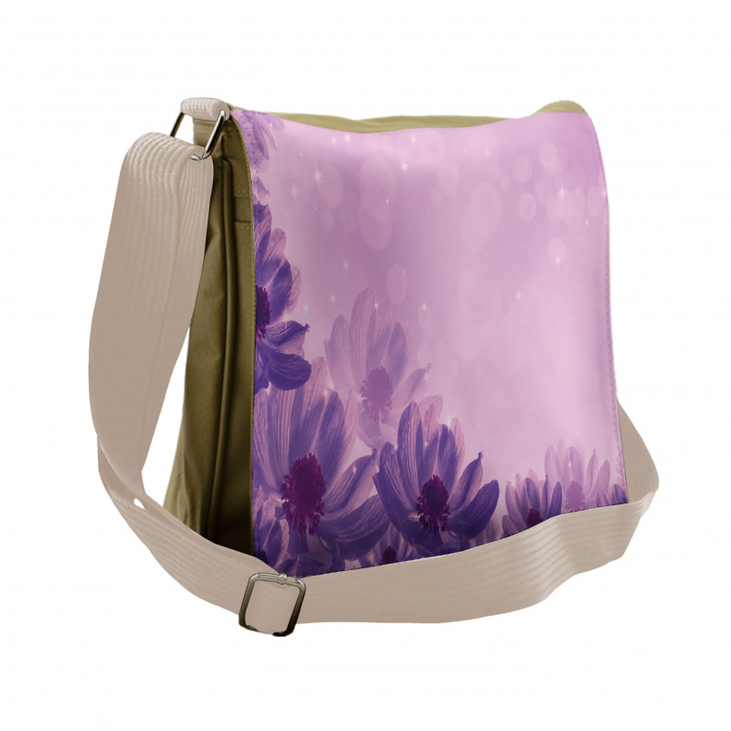 Dreamy Blossoms Messenger Bag