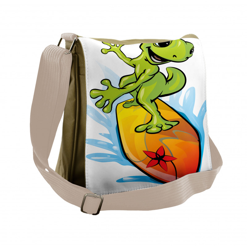 Gecko Surf Messenger Bag