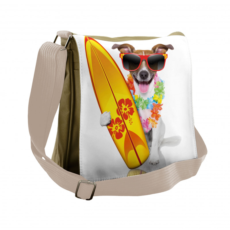 Surf Dog Glasses Messenger Bag