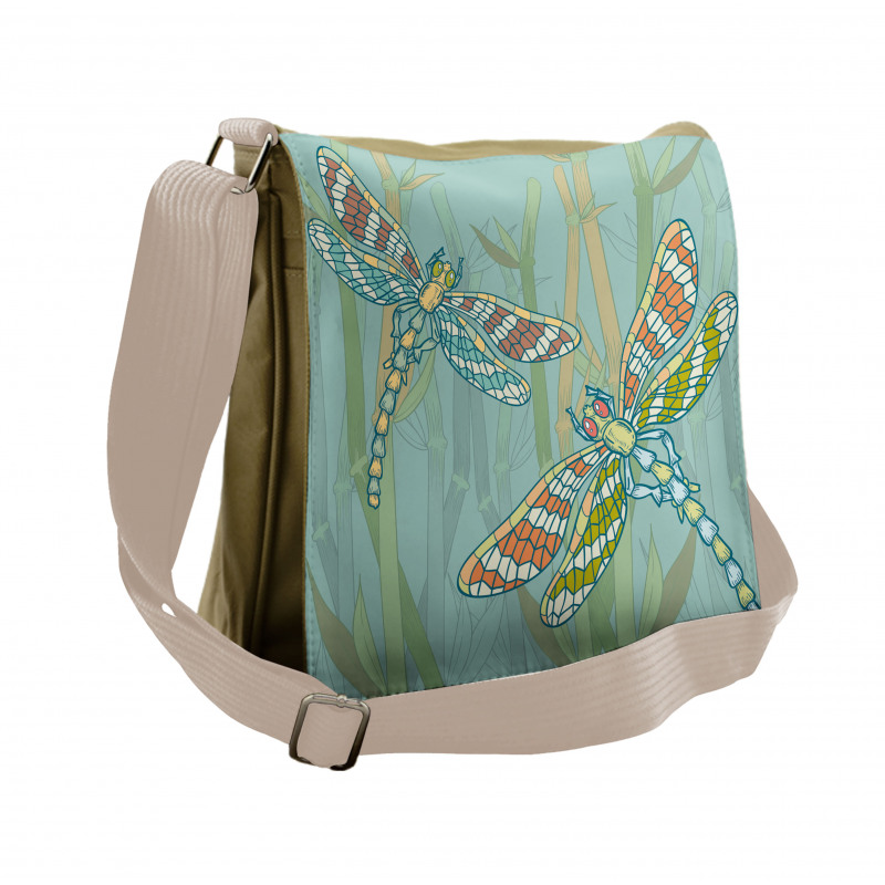 Doodle Art Messenger Bag