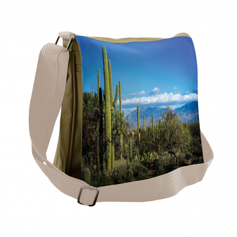 Tucson Countryside Cacti Messenger Bag
