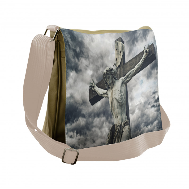 Stormy Dramatic Cloudscape Messenger Bag