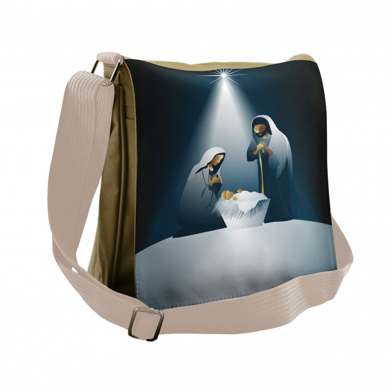 Family Mother Father Baby Messenger Bag