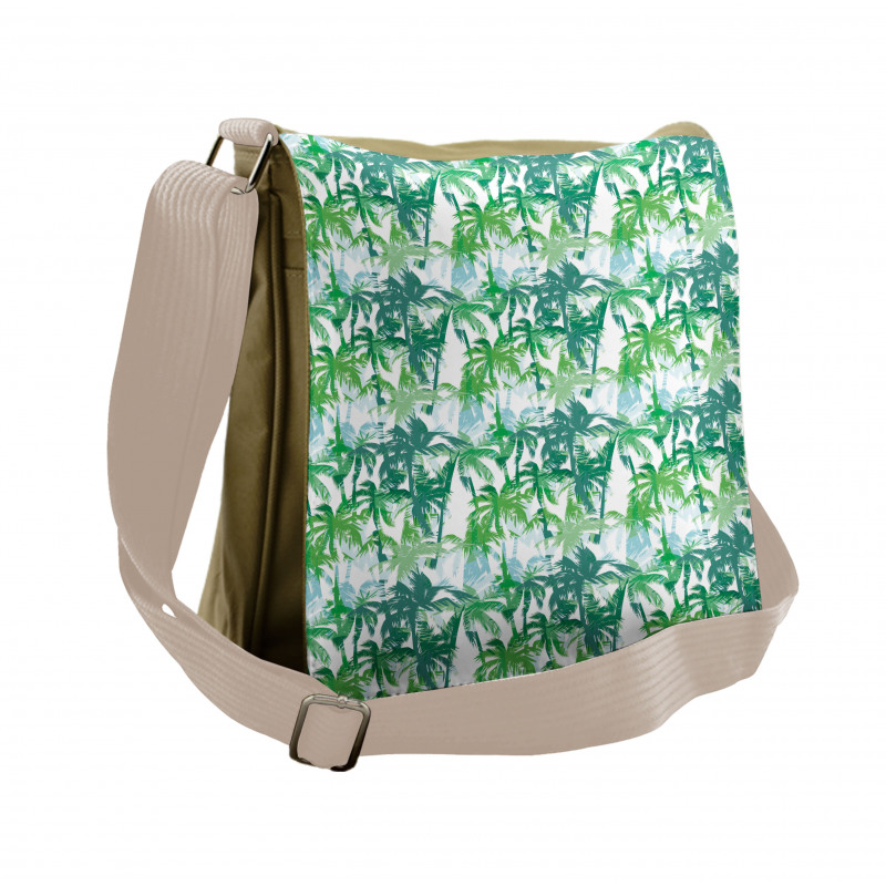 Exotic Fantasy Jungle Messenger Bag