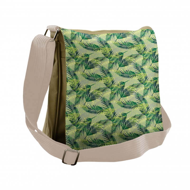 Rainforest Foliage Messenger Bag