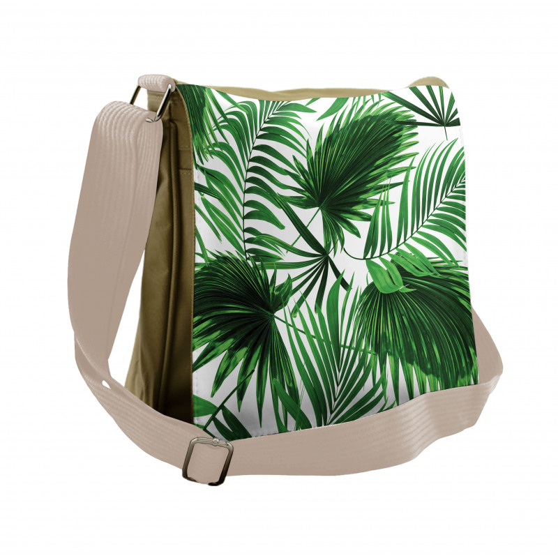 Vivid Leaves Growth Messenger Bag