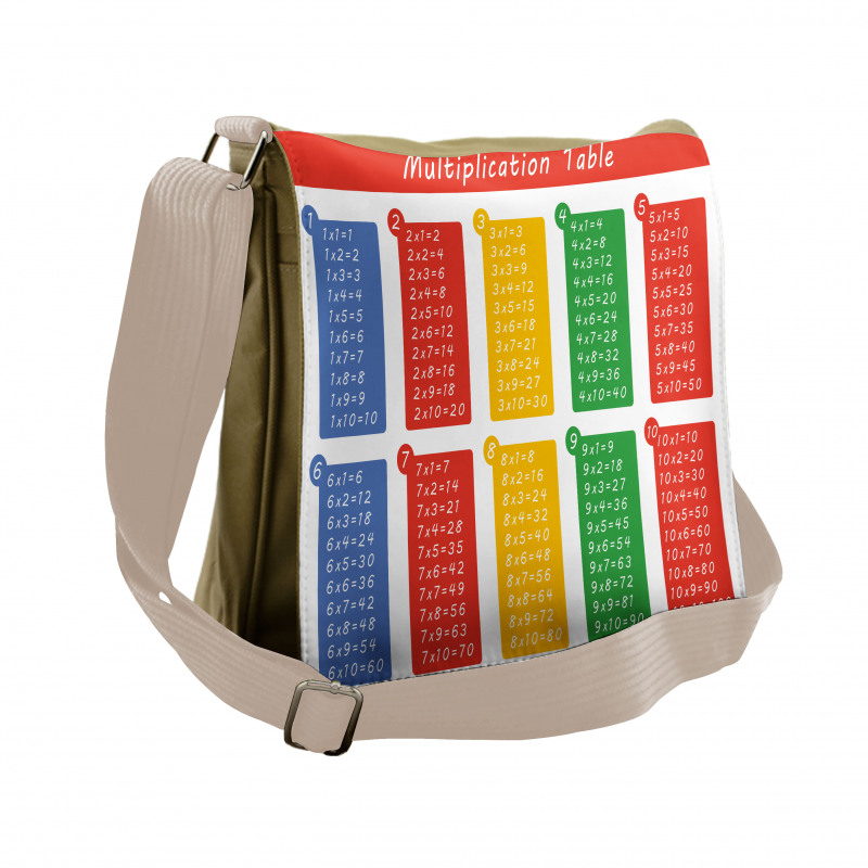 Colorful Classroom Messenger Bag