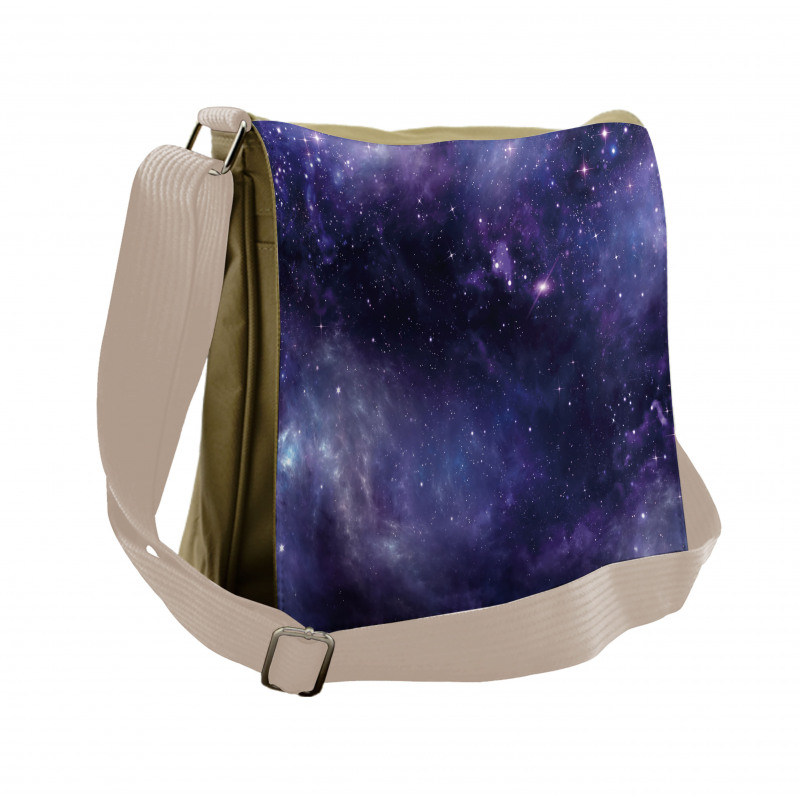 Sky Space Stars Gloomy Messenger Bag